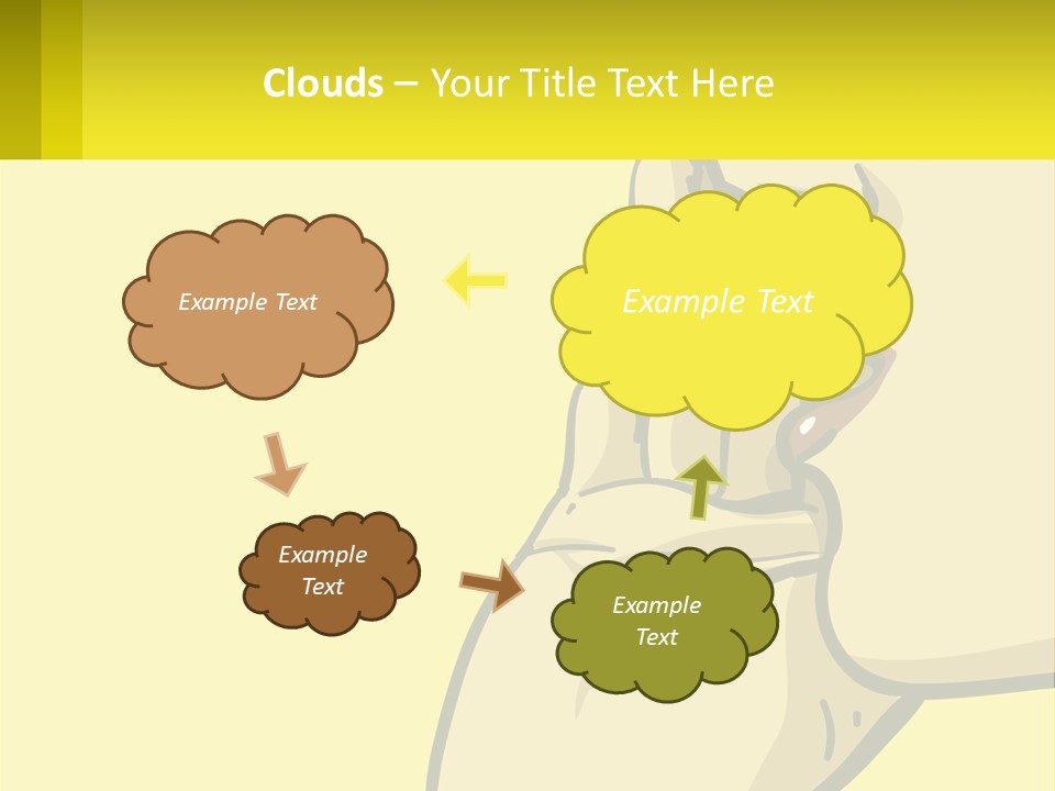 Standing Family Beach PowerPoint Template