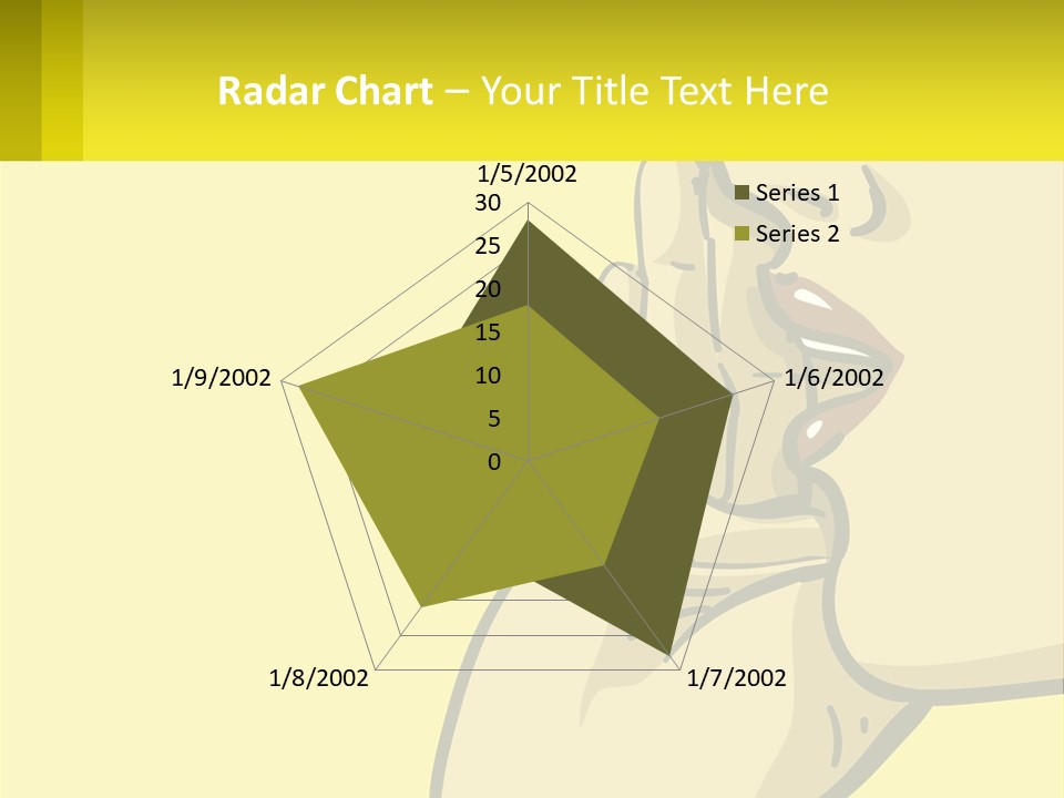 Standing Family Beach PowerPoint Template