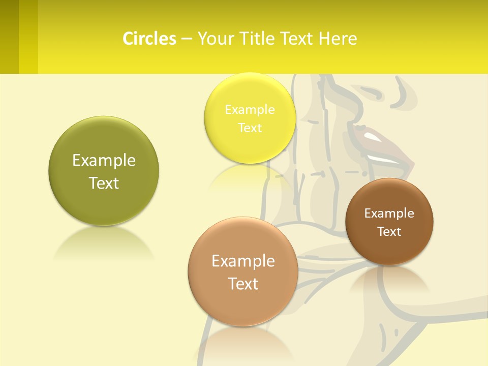 Standing Family Beach PowerPoint Template