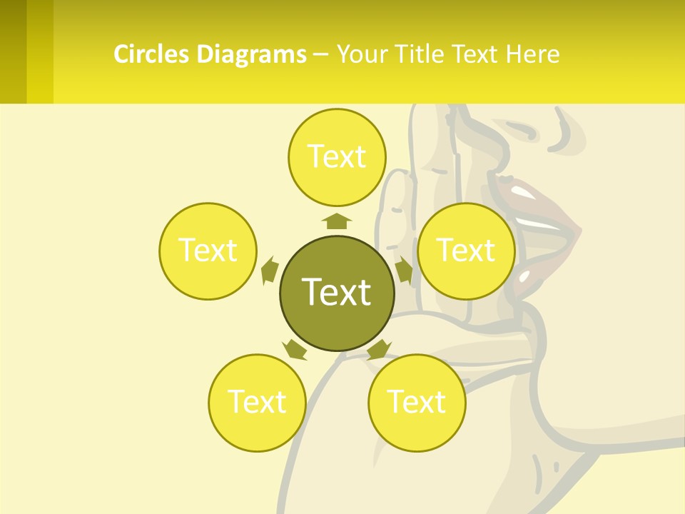 Standing Family Beach PowerPoint Template