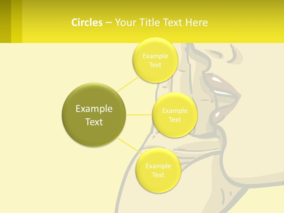 Standing Family Beach PowerPoint Template