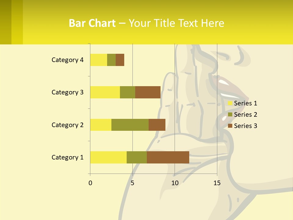 Standing Family Beach PowerPoint Template