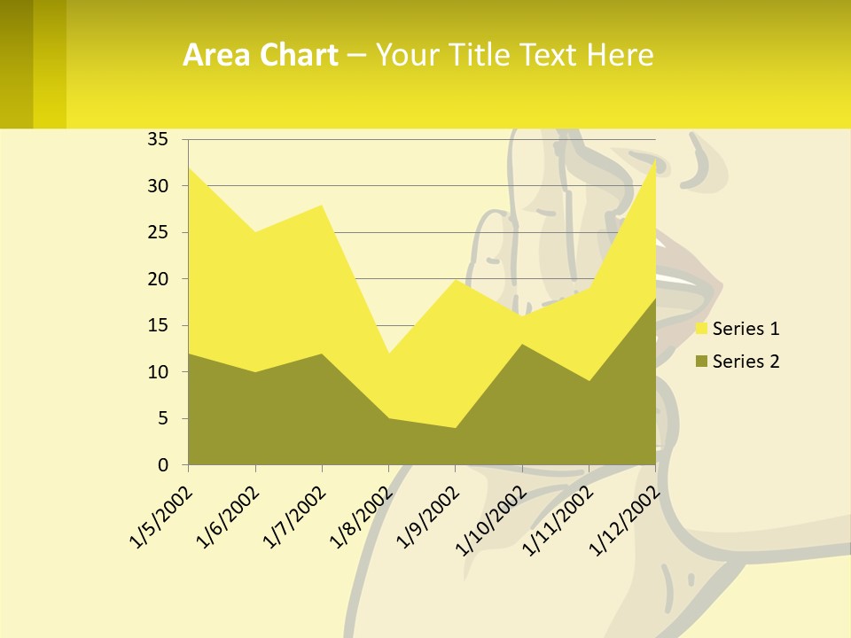 Standing Family Beach PowerPoint Template
