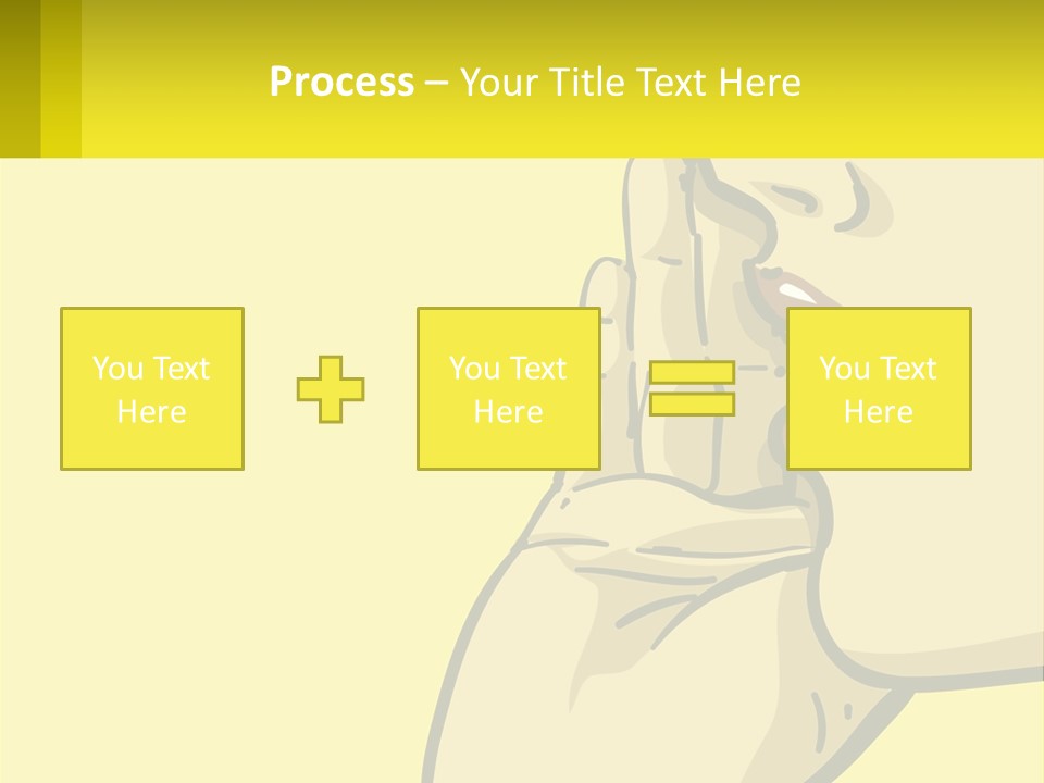 Standing Family Beach PowerPoint Template