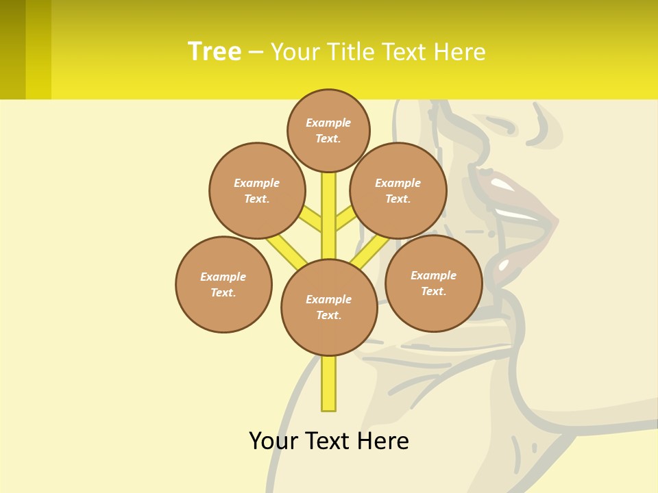 Standing Family Beach PowerPoint Template