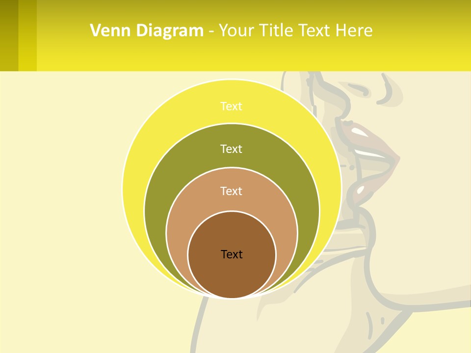 Standing Family Beach PowerPoint Template