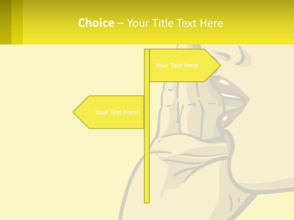 Standing Family Beach PowerPoint Template