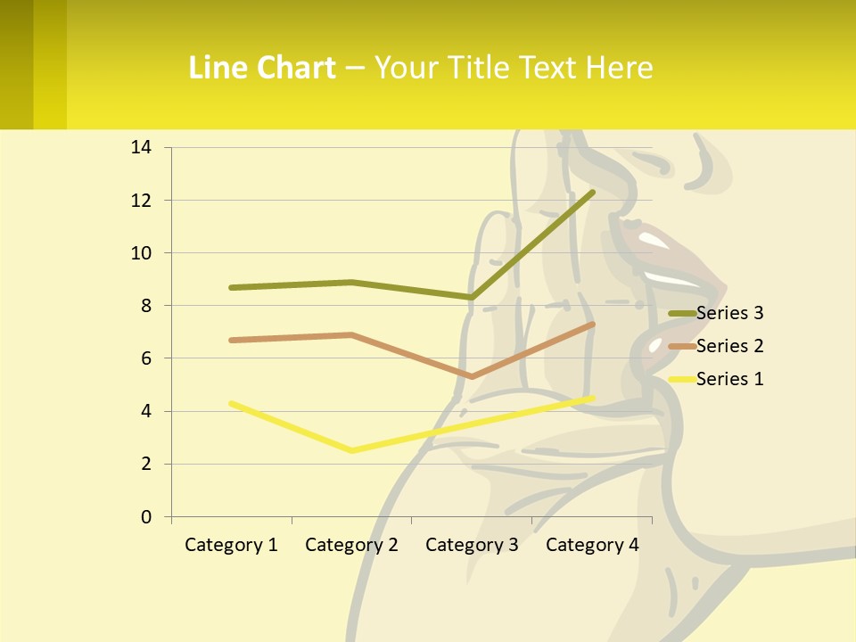 Standing Family Beach PowerPoint Template