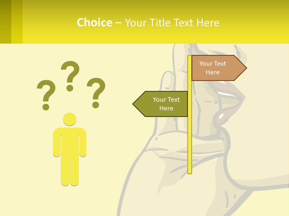 Standing Family Beach PowerPoint Template