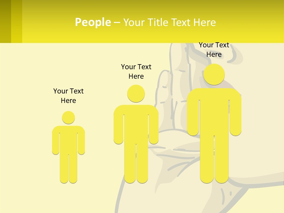 Standing Family Beach PowerPoint Template