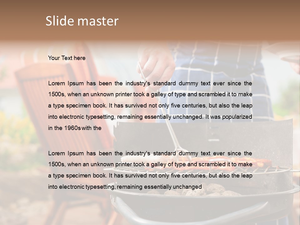 Life Woman Ocean PowerPoint Template