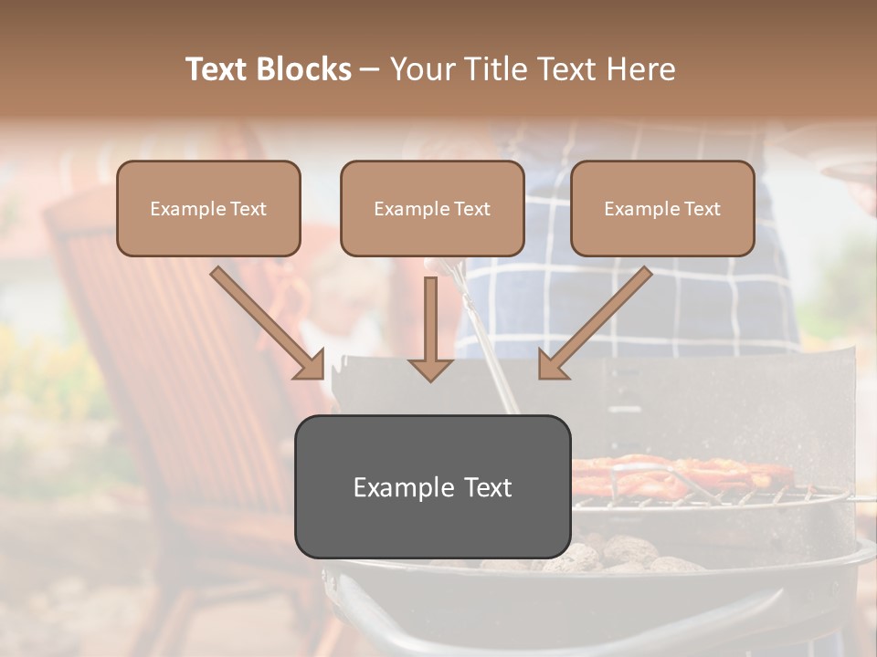Life Woman Ocean PowerPoint Template