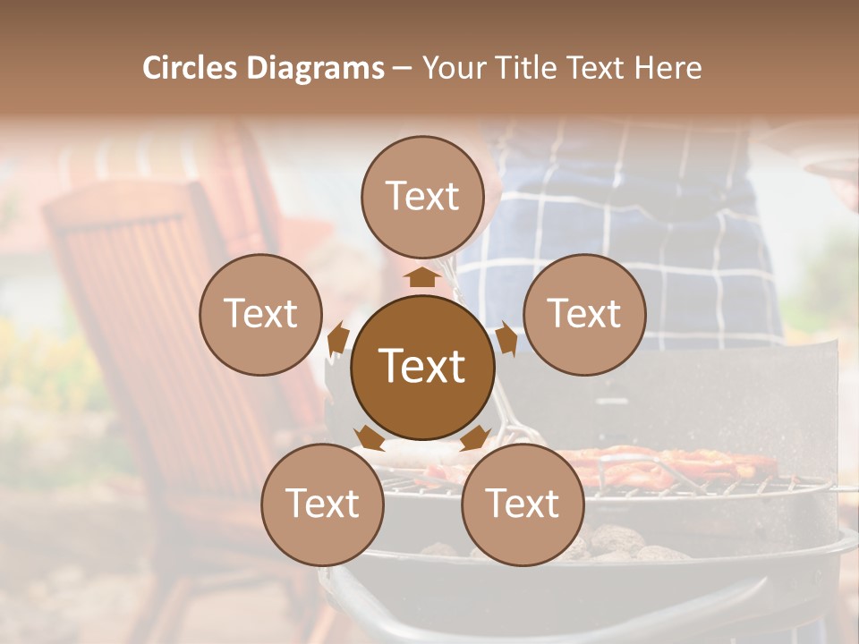 Life Woman Ocean PowerPoint Template