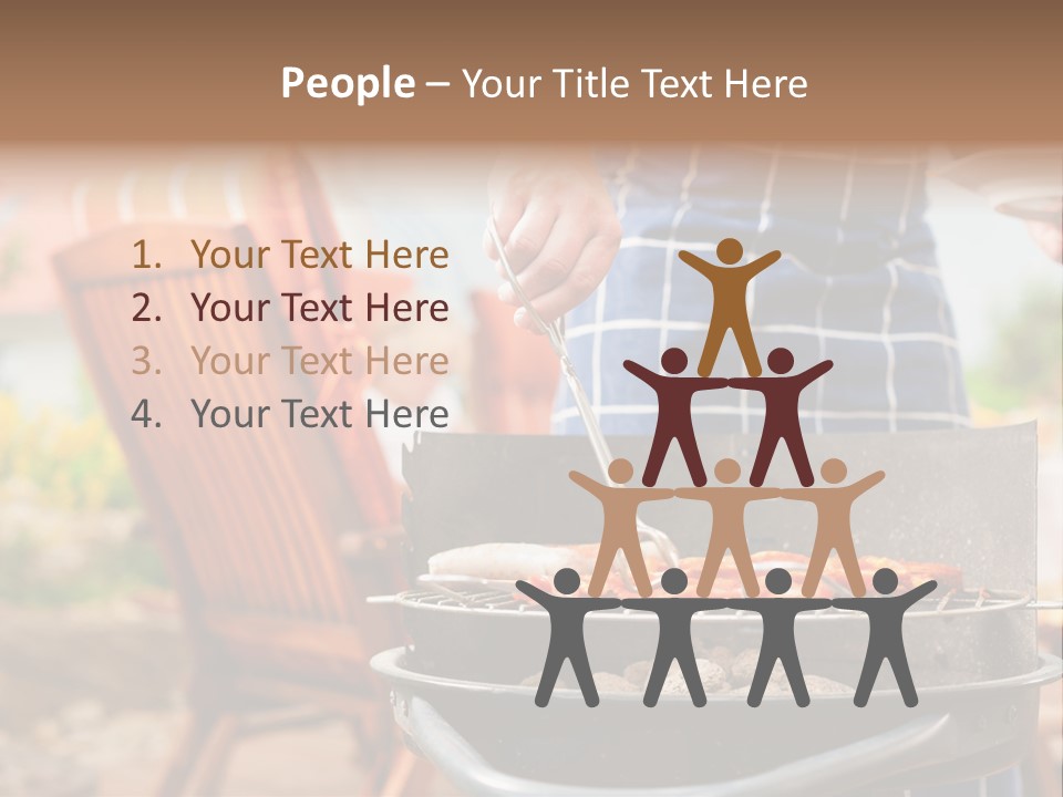 Life Woman Ocean PowerPoint Template