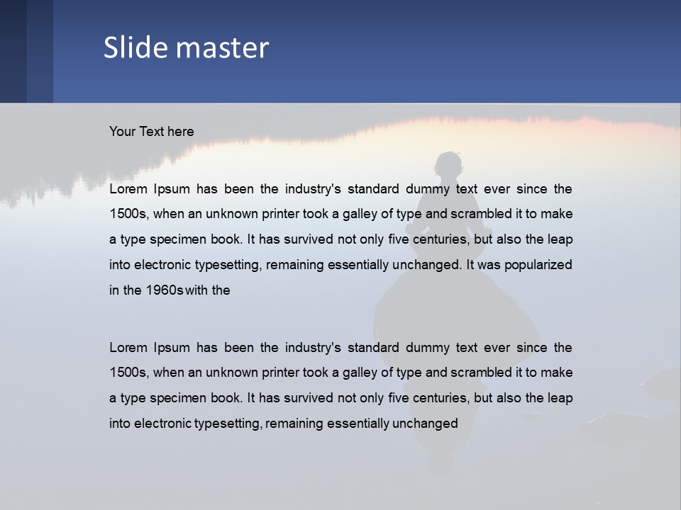 Parent Senior Beach PowerPoint Template