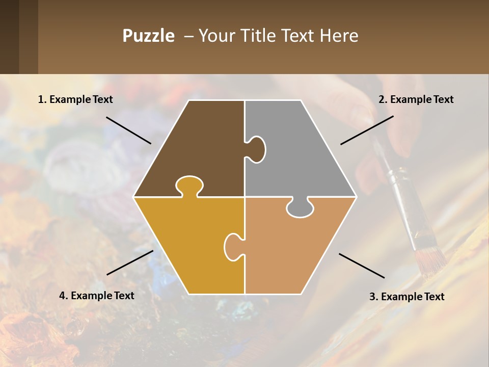 Daughter Mother Sunset PowerPoint Template