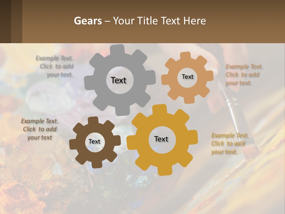 Daughter Mother Sunset PowerPoint Template