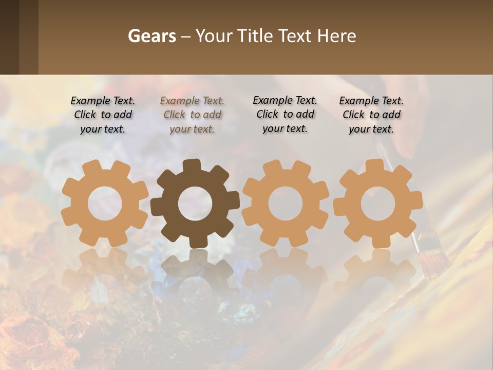 Daughter Mother Sunset PowerPoint Template