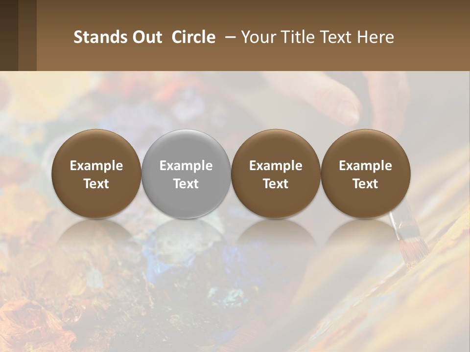 Daughter Mother Sunset PowerPoint Template