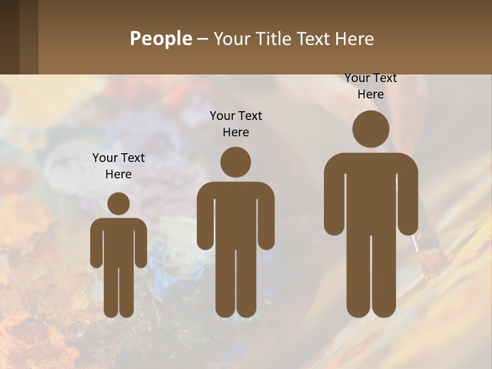 Daughter Mother Sunset PowerPoint Template