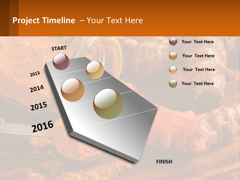 Sunset Caucasian Sea PowerPoint Template