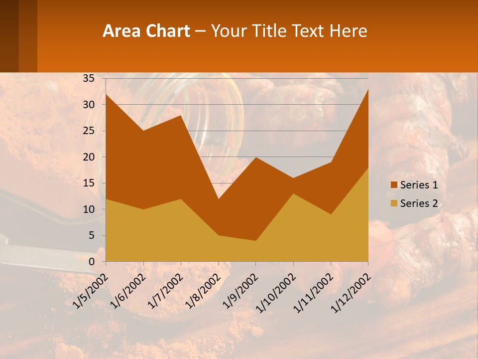 Sunset Caucasian Sea PowerPoint Template