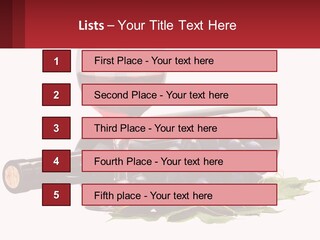 Caucasian Single Beach PowerPoint Template
