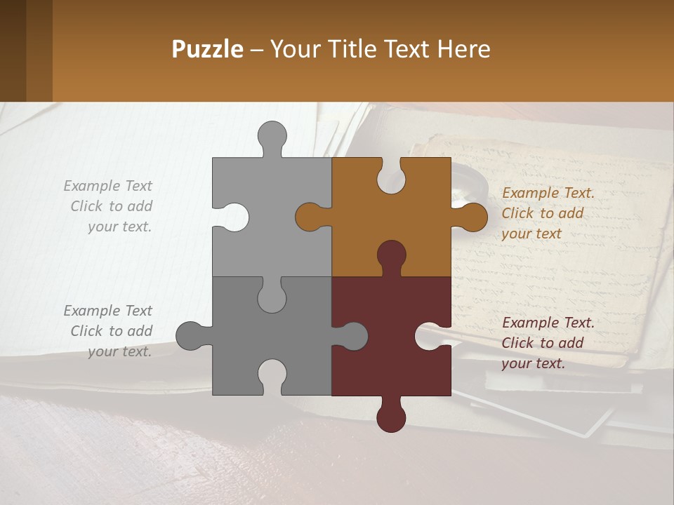 Elderly Old Coast PowerPoint Template