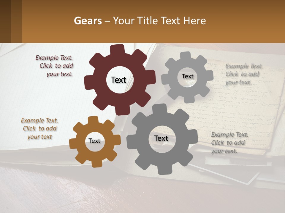 Elderly Old Coast PowerPoint Template