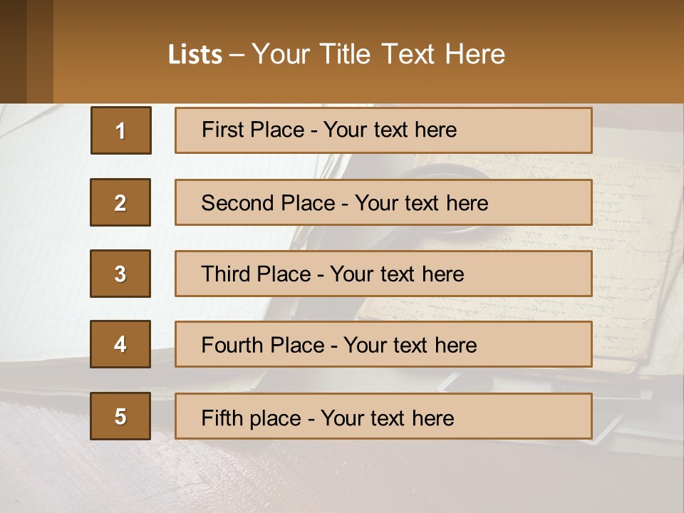 Elderly Old Coast PowerPoint Template