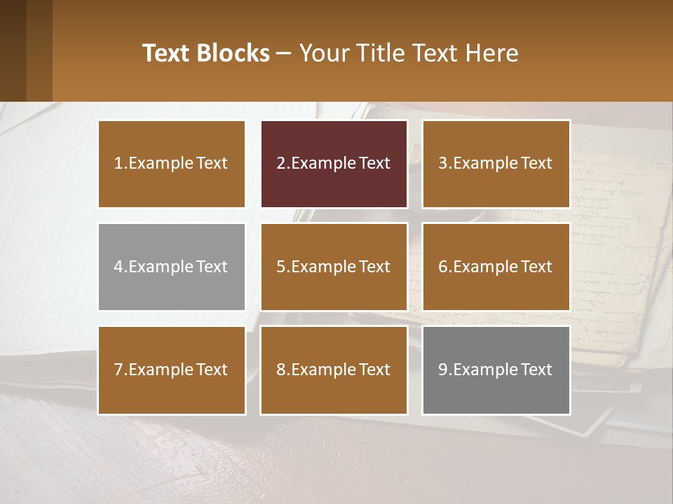 Elderly Old Coast PowerPoint Template