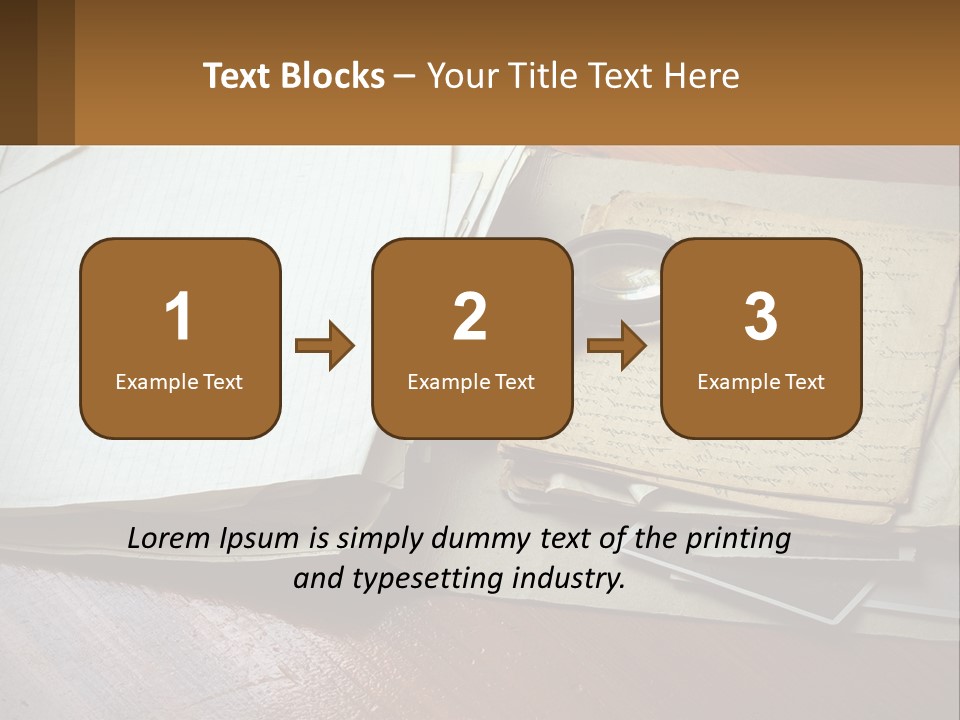 Elderly Old Coast PowerPoint Template