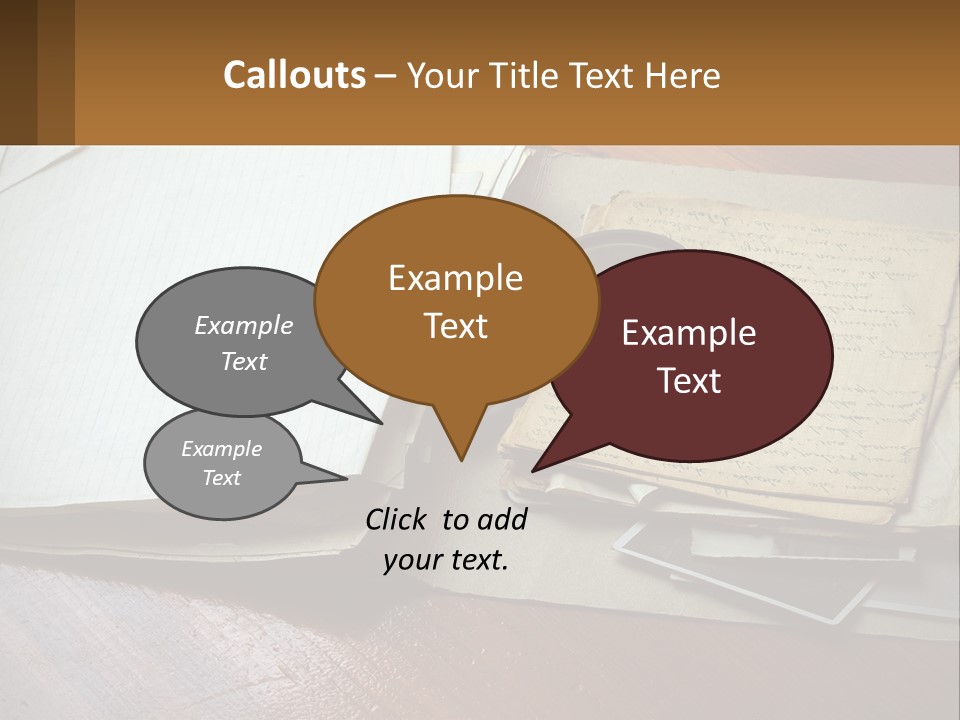 Elderly Old Coast PowerPoint Template