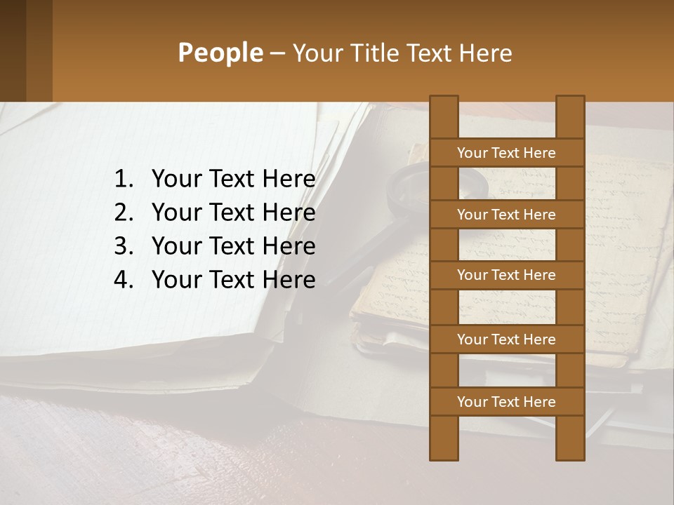 Elderly Old Coast PowerPoint Template