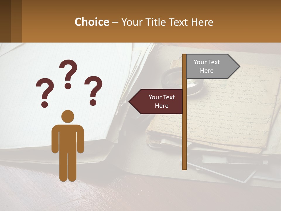 Elderly Old Coast PowerPoint Template