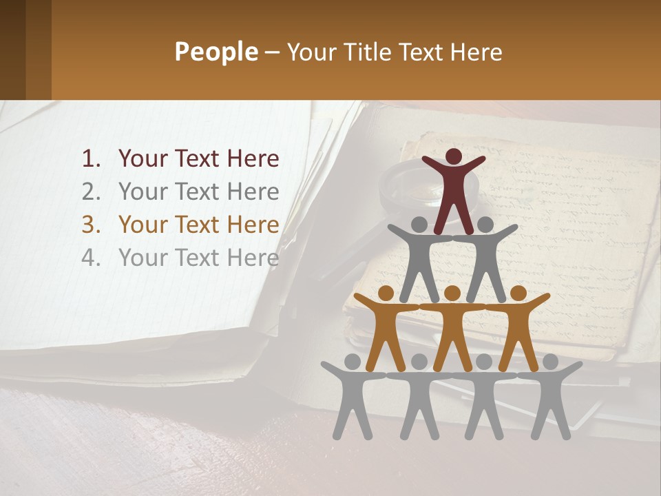 Elderly Old Coast PowerPoint Template