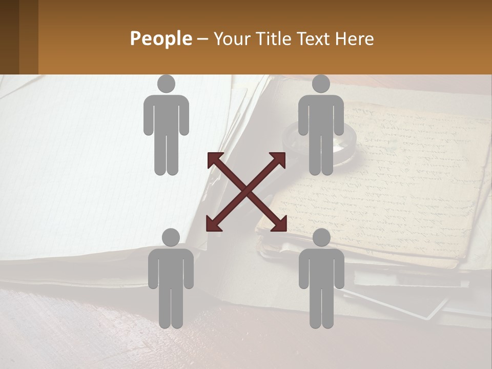 Elderly Old Coast PowerPoint Template