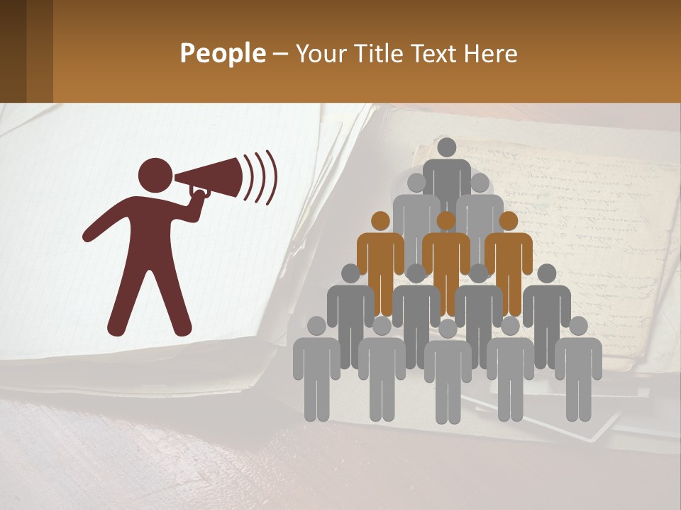 Elderly Old Coast PowerPoint Template