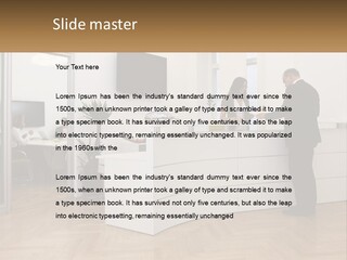 Senior Mother Wave PowerPoint Template