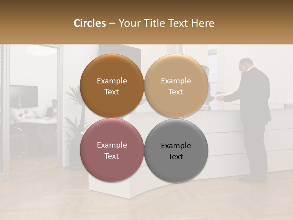 Senior Mother Wave PowerPoint Template