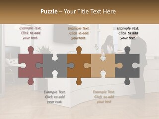 Senior Mother Wave PowerPoint Template