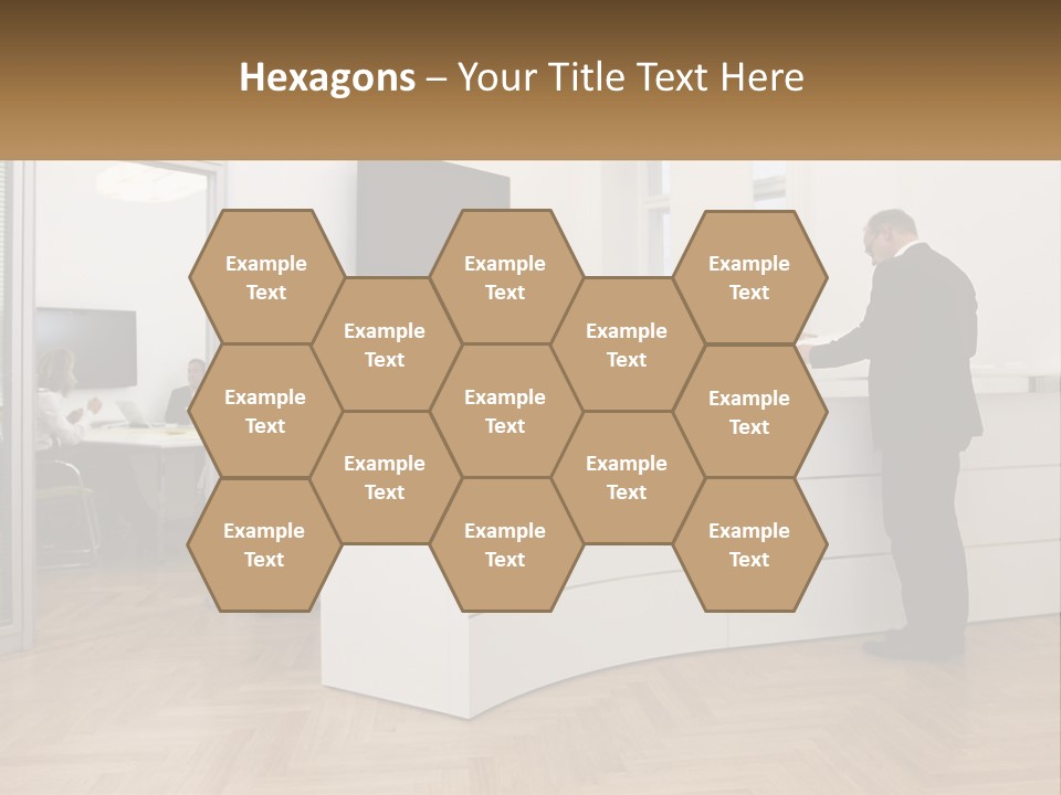 Senior Mother Wave PowerPoint Template
