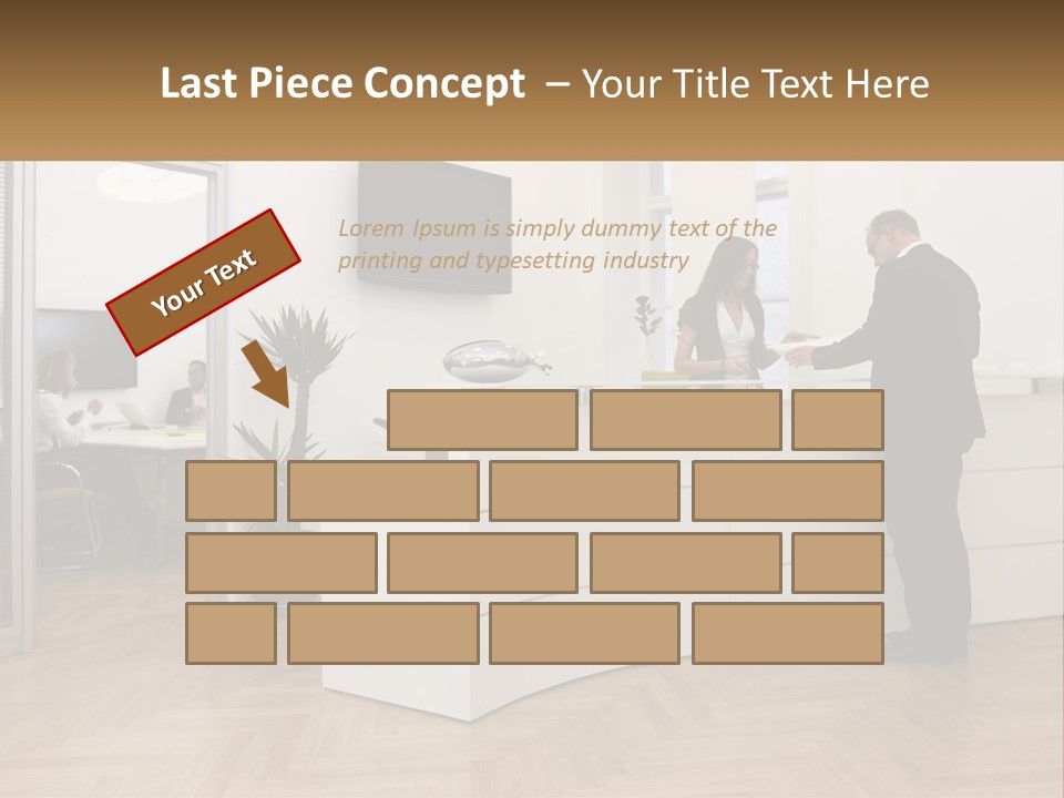 Senior Mother Wave PowerPoint Template