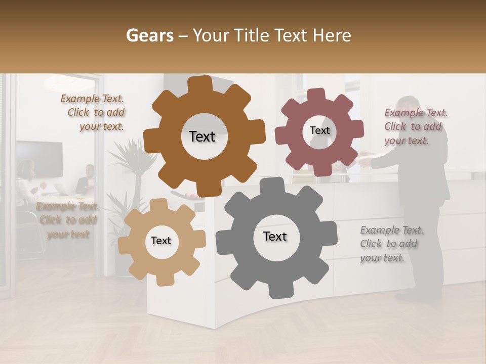Senior Mother Wave PowerPoint Template