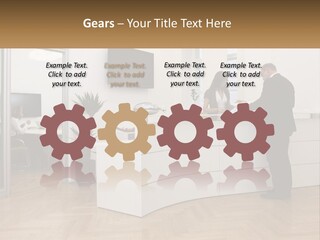 Senior Mother Wave PowerPoint Template