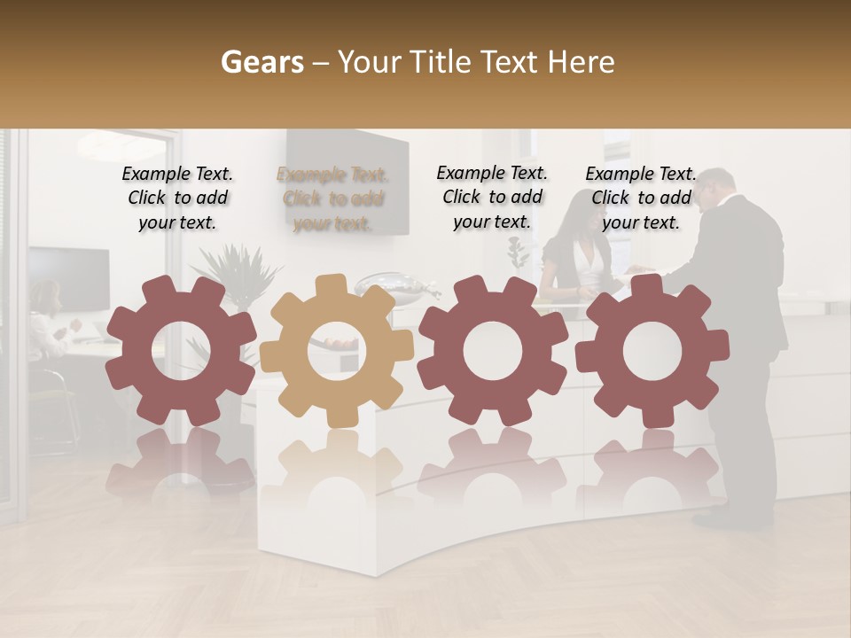 Senior Mother Wave PowerPoint Template