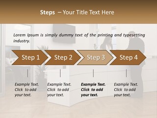 Senior Mother Wave PowerPoint Template