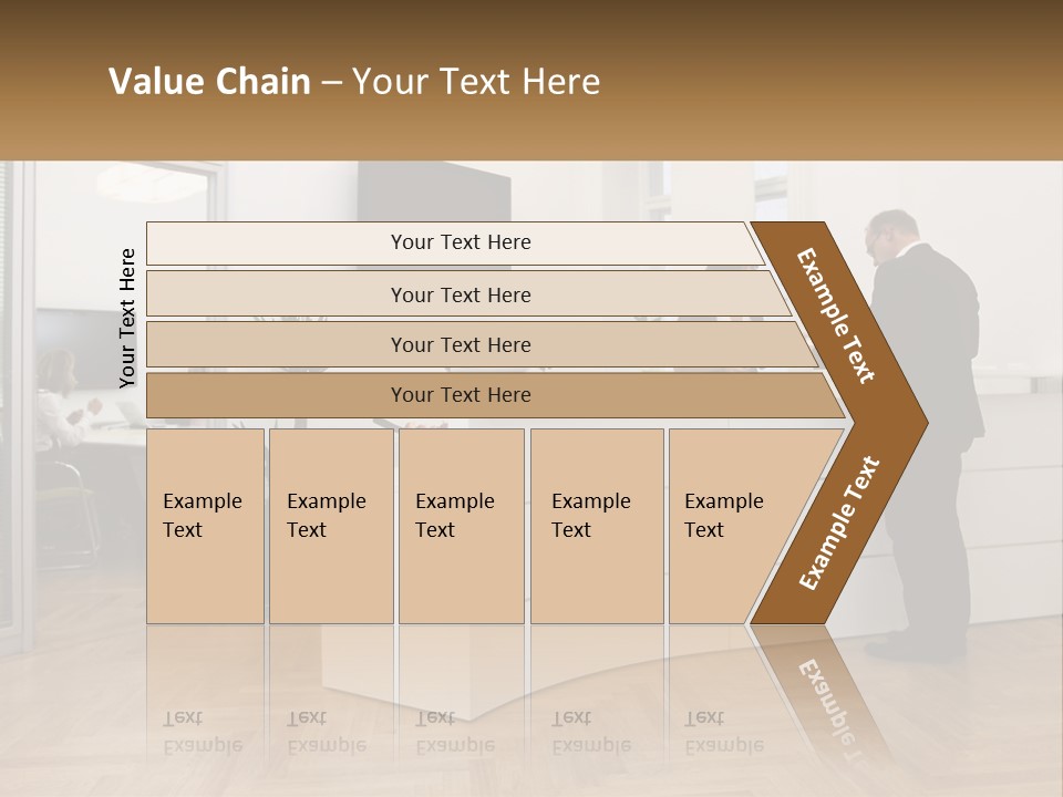 Senior Mother Wave PowerPoint Template