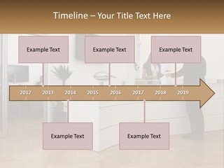 Senior Mother Wave PowerPoint Template