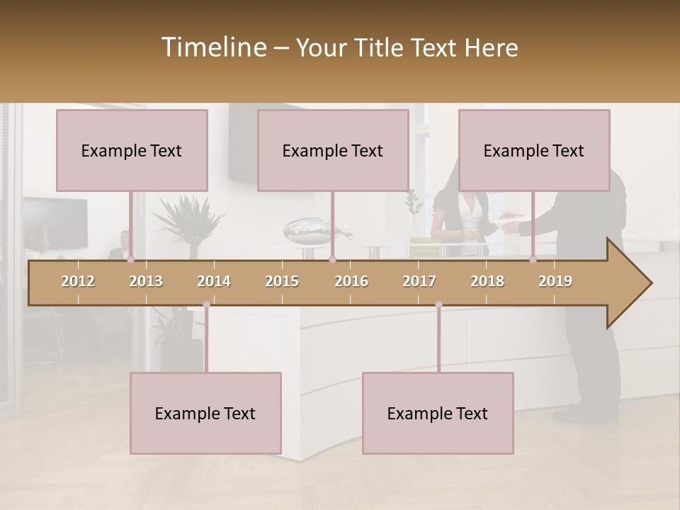 Senior Mother Wave PowerPoint Template